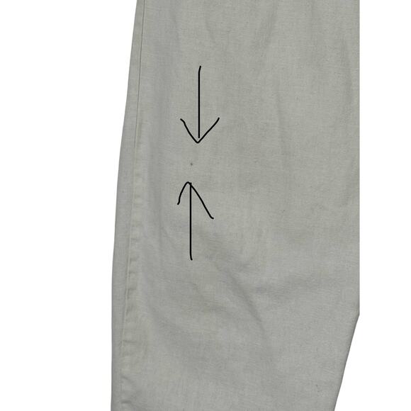 J.Crew Linen Cotton Blend Drawstring Pants in White Size 6 - Picture 14 of 14